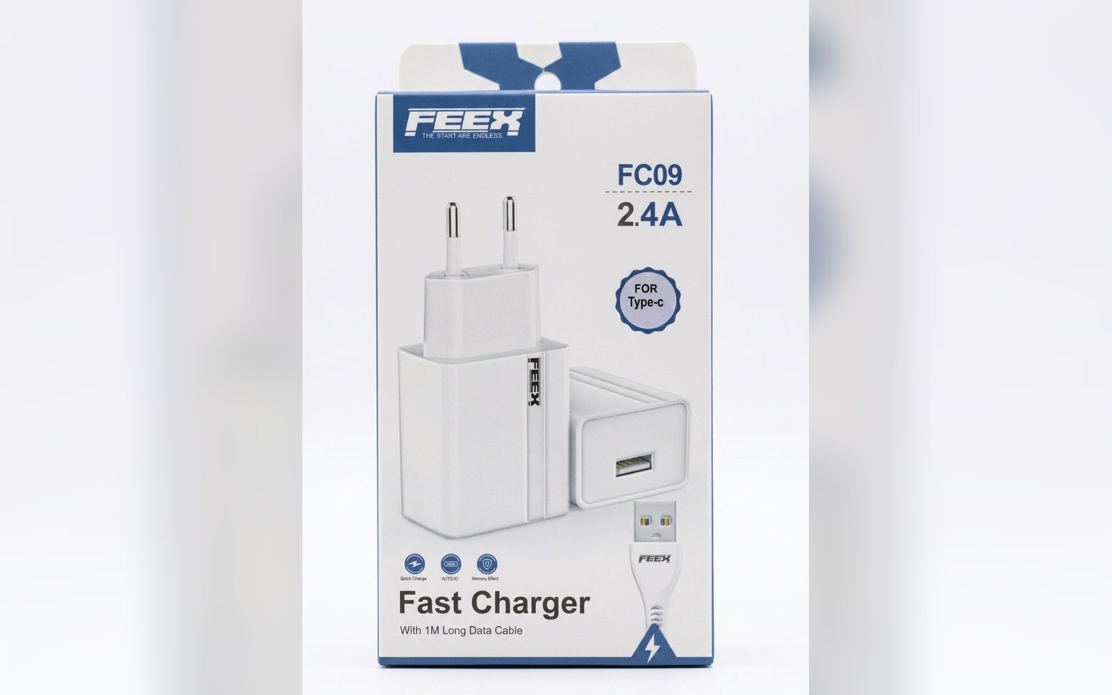 محول طاقة FEEX مع كيبل شحن USB-C