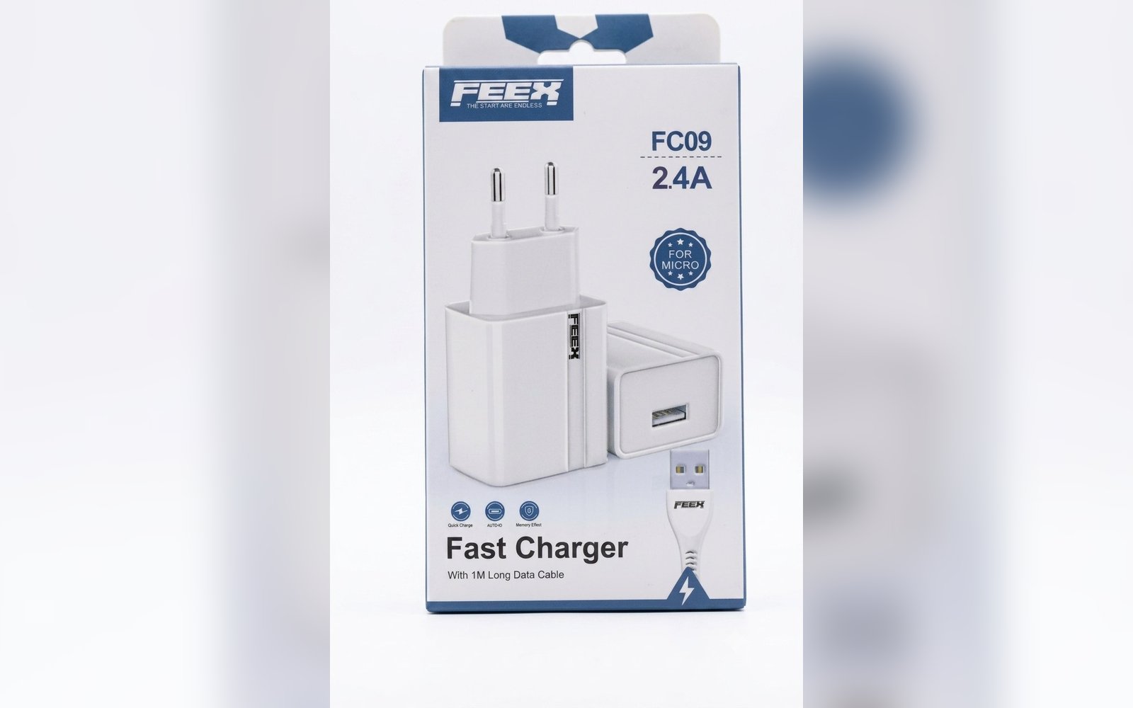 محول طاقة FEEX مع كيبل شحن مايكرو