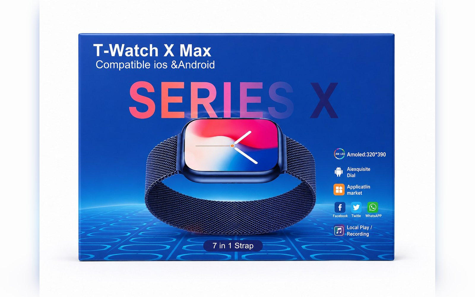 ساعة ذكية T-Watch X Max Series X