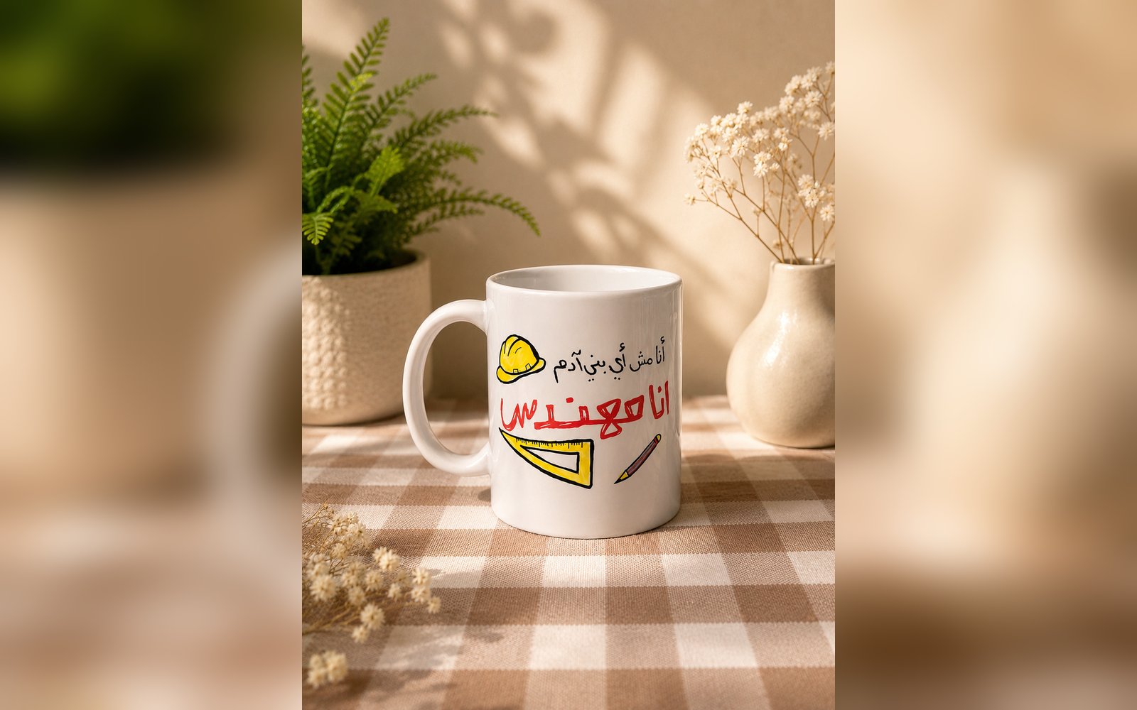 ماج مرسوم رسم يدوي خاص للمهندسين