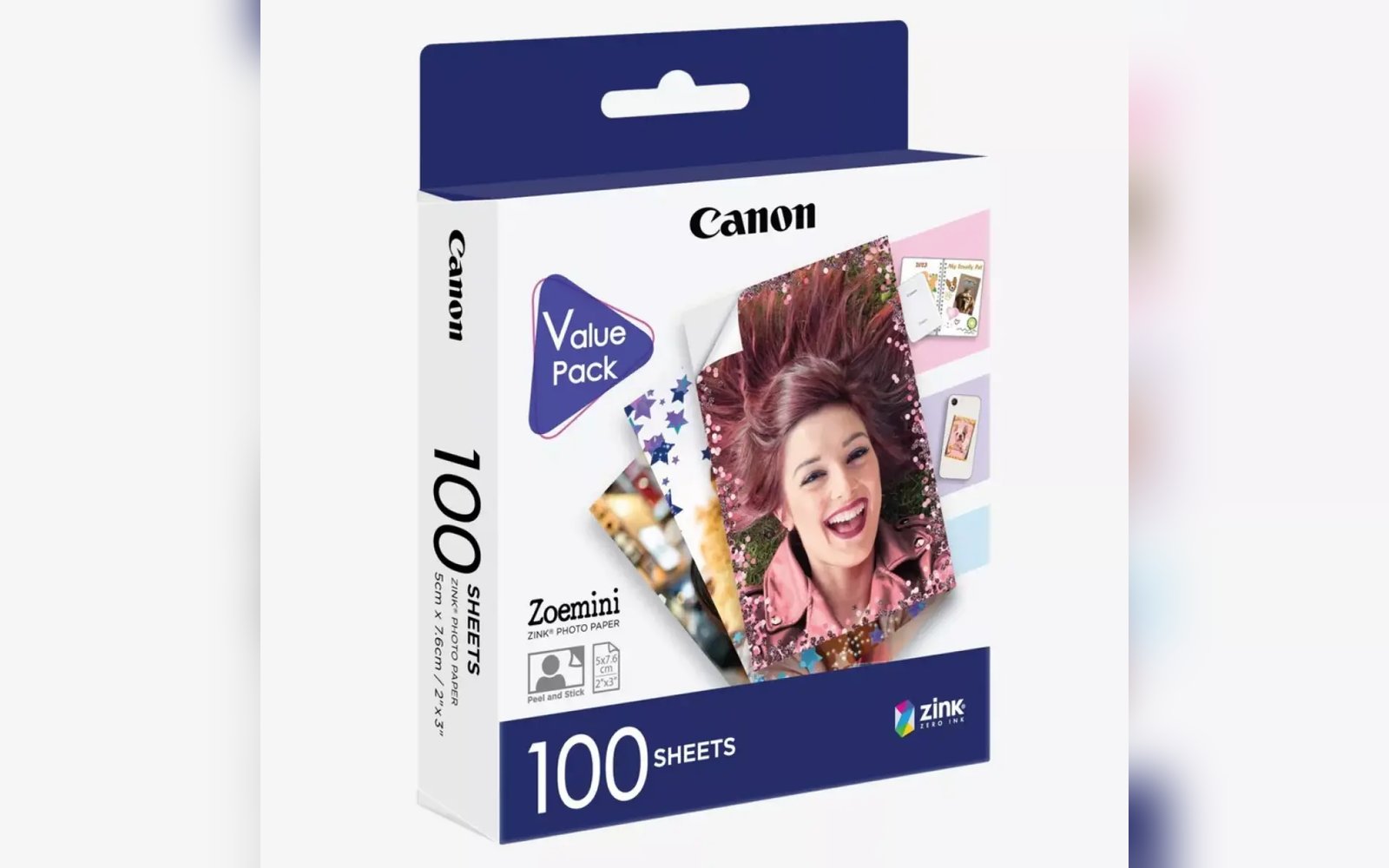 canon zoemini 100 sheets