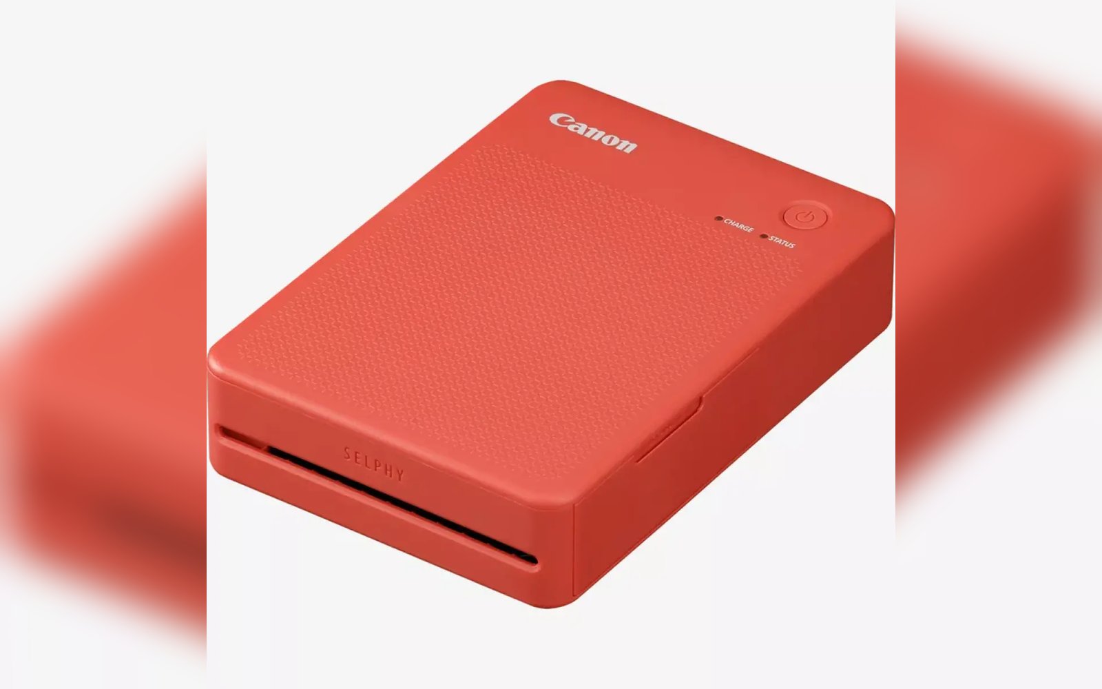 Canon Selphy QX20 RD Compact Photo Printer, Wi-Fi Direct, 2.8×3.3" Dye-Sublimation Prints in Red