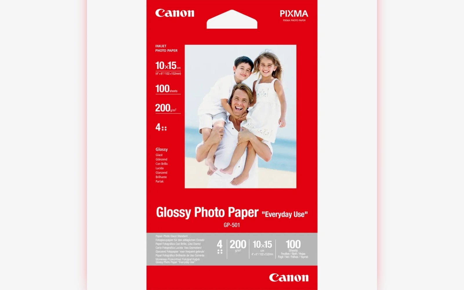 canon glossy paper a6