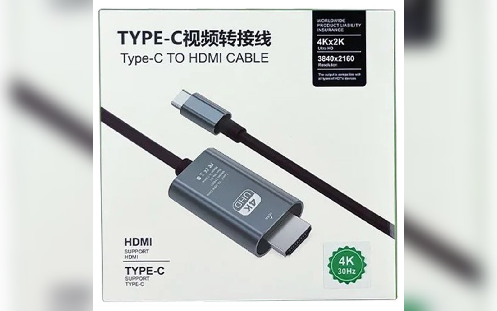 كابل تحويل من type C الى HDMI