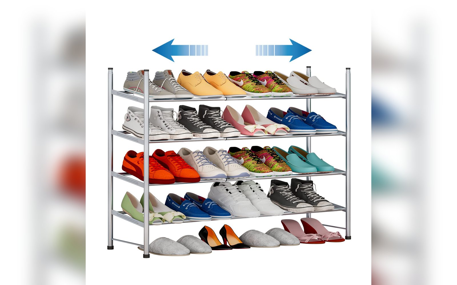 منظم أحذية قابل للتمدد