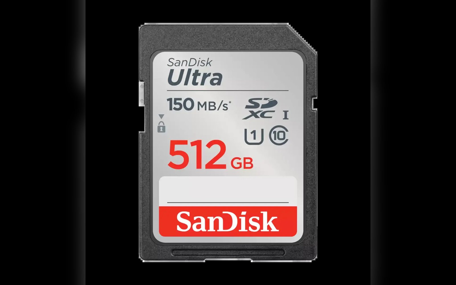 SanDisk 512GB Ultra SDXC UHS-I Memory Card - Up to 150MB/s, C10, U1, Full HD, SD Card - SDSDUNC-512G-GN6IN