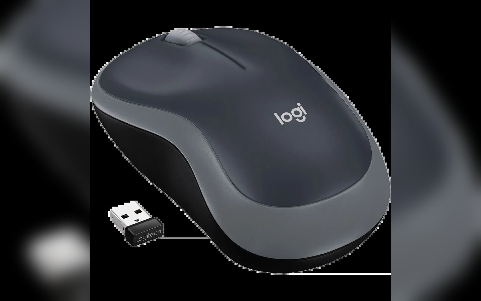 Logitech M186 Wireless Mouse, 2.4GHz with USB Mini Receiver, 3 Years Battery Life, 1000 DPI Optical Tracking, Ambidextrous, Compatible with PC, Mac, Laptop