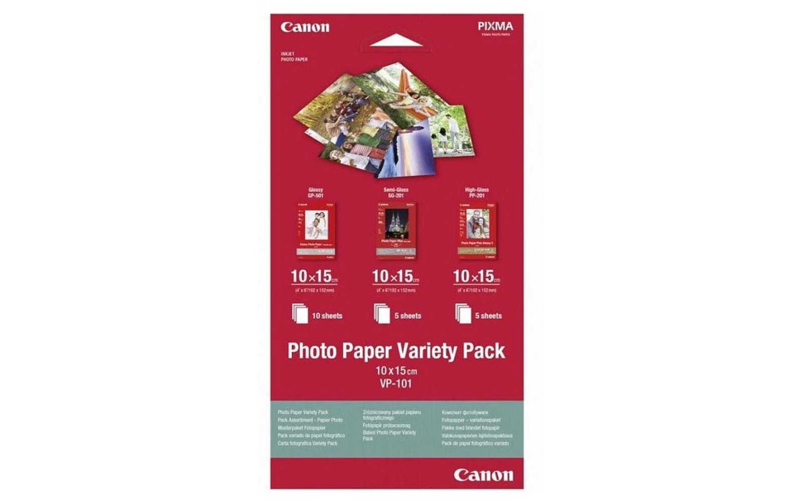 photo paper varaiety pack, size: 10x15