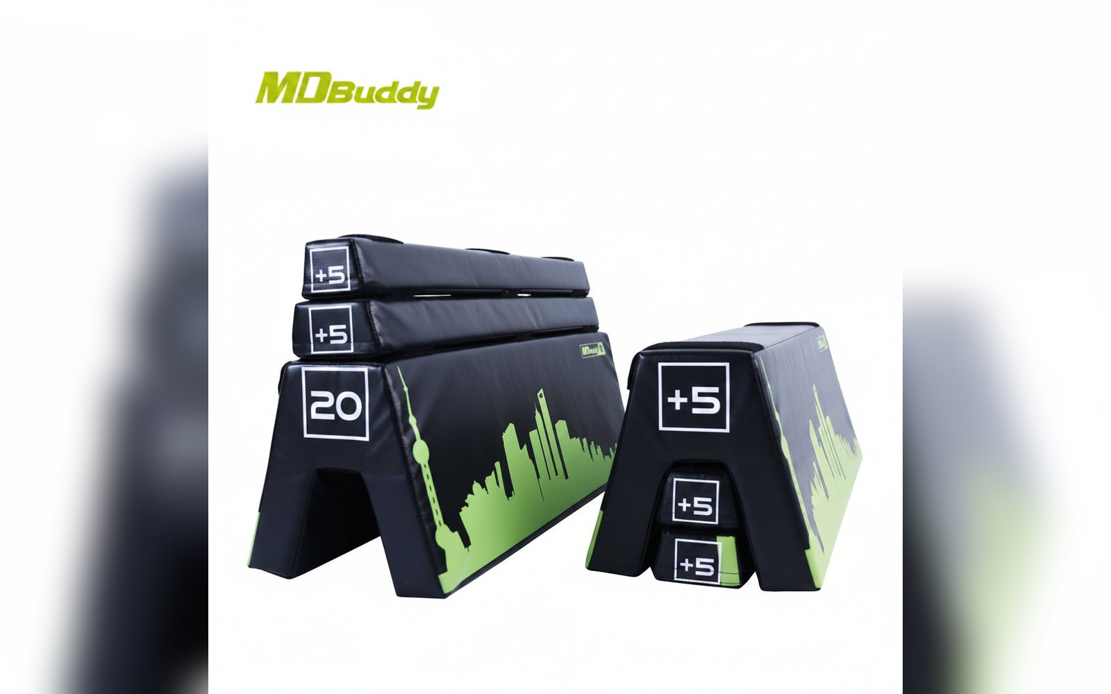 MDBuddy حواجز تدريب قابلة للتعديل – Adjustable PVC Hurdles