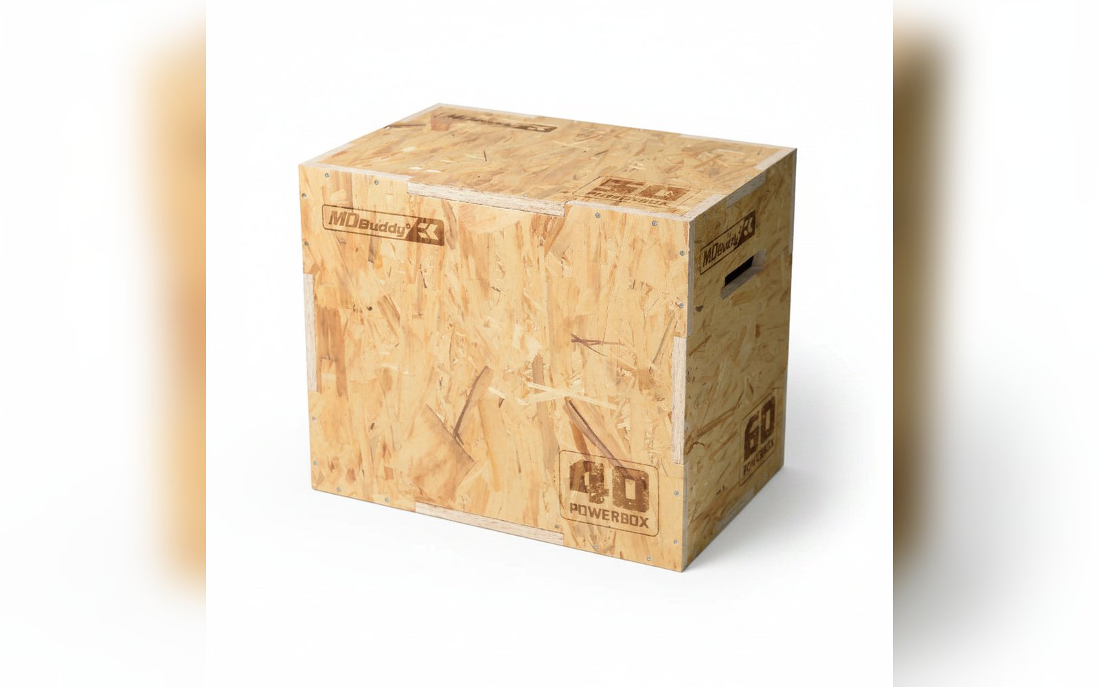 MDBuddy 3-in-1 Wood Plyo Box – بوكس قفز خشبي 3 في 1