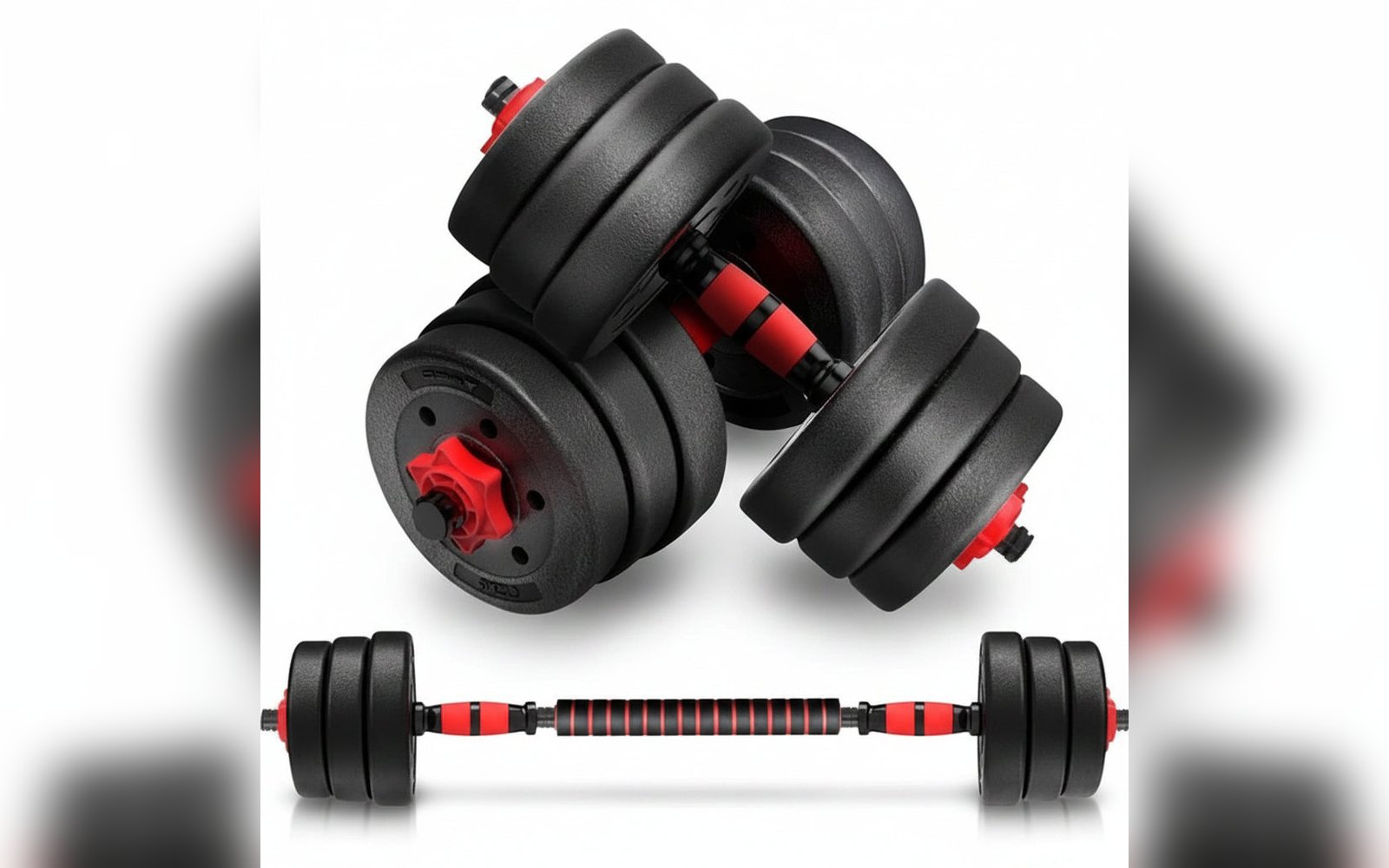 ECO Plastic Adjustable Dumbbell Set | طقم دمبل بلاستيك ECO قابل للتعديل