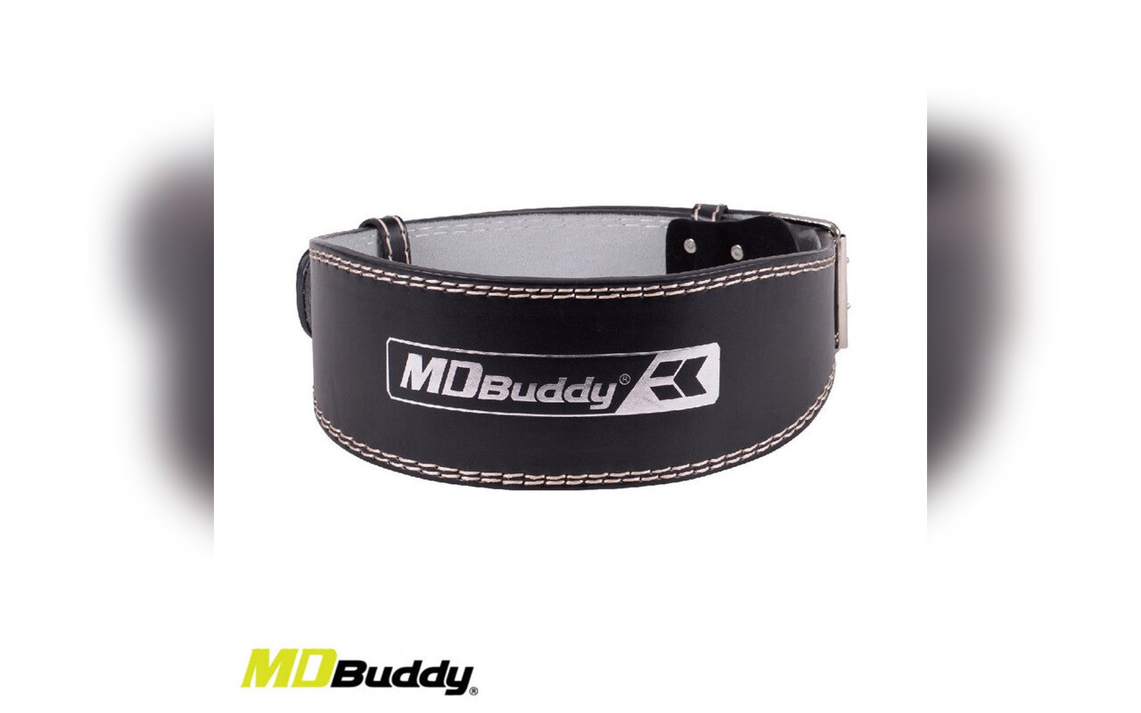 MDBuddy Leather Powerlifting Belt – Core Support for Heavy Lifts