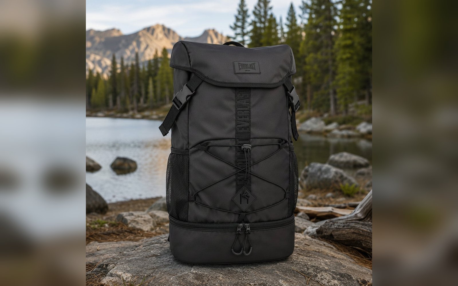 Everlast Train Sports Backpack – Black | حقيبة ظهر Everlast الرياضية