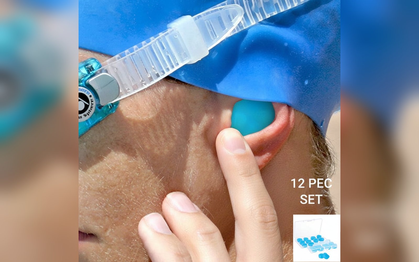 Soft Silicone Ear Plugs - 2 Pcs/Box | سدادات أذن سيليكون ناعمة
