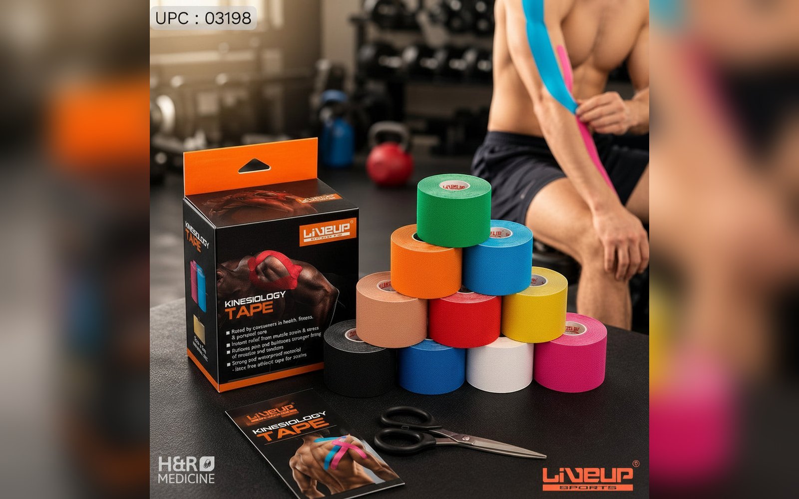 Liveup Kinesiology - لاصق اصابات ليف اب