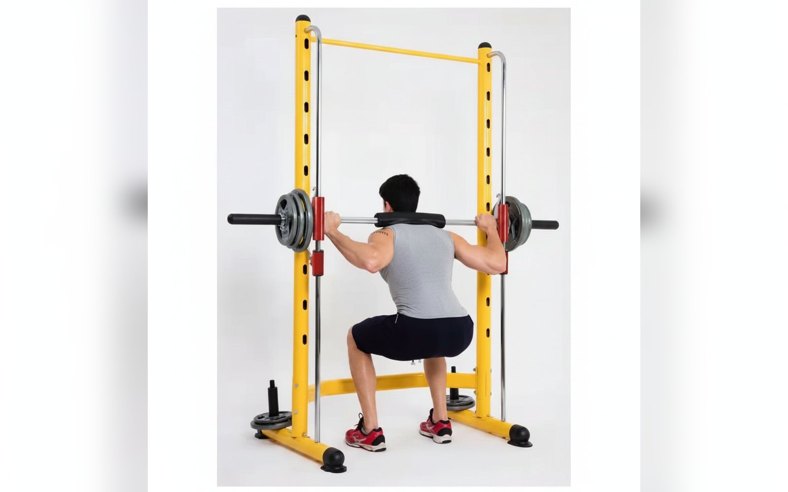 سميث راك متحرك - Squat Rack with Pull Up Bar
