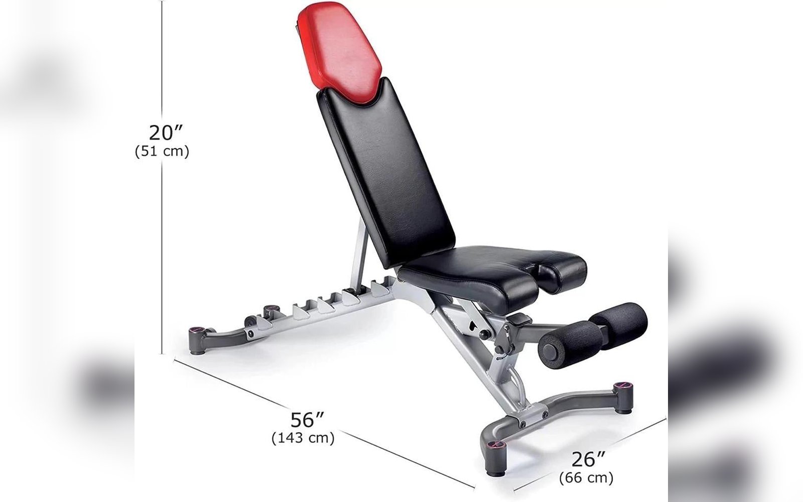 bench calven red