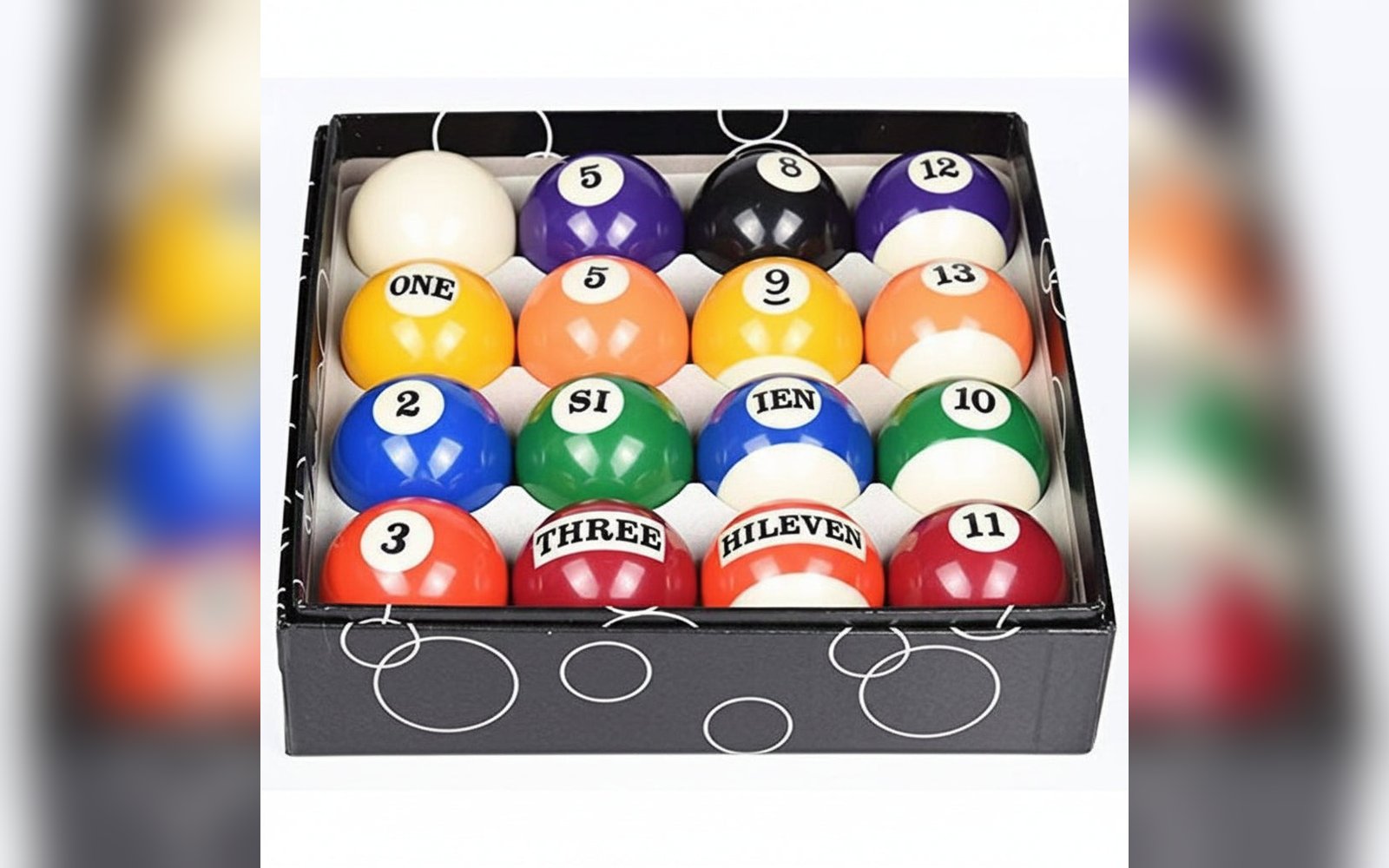 طقم كرات بلياردو 16 كرة  –  Billiard Balls