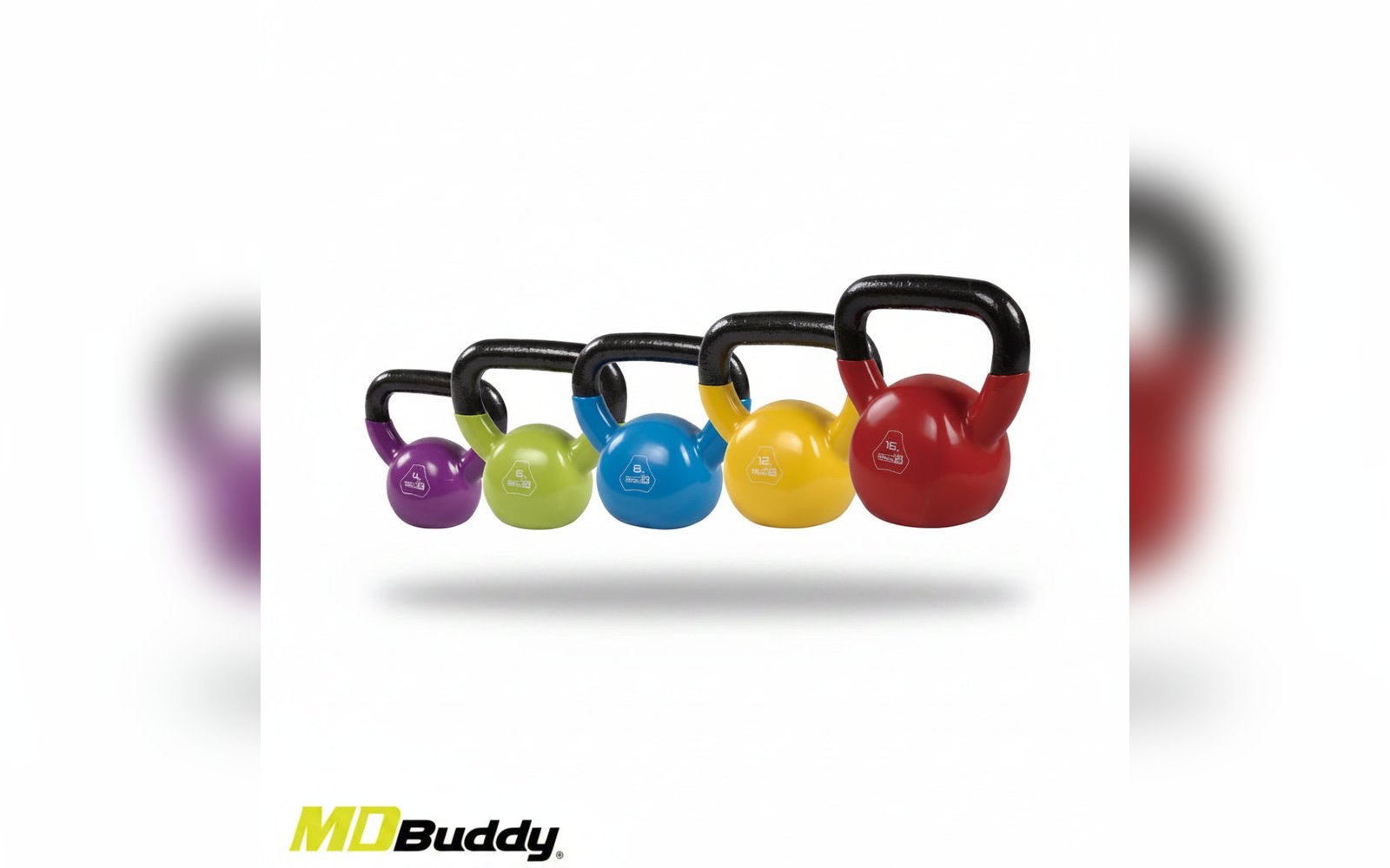 Cast Iron Kettlebell MDBUDDY - كتل بيل ام دي بدي حديد