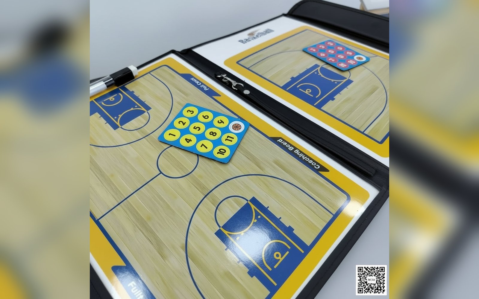 لوح تكتيك كرة السلة المغناطيسي | Magnetic Basketball Coaching Board