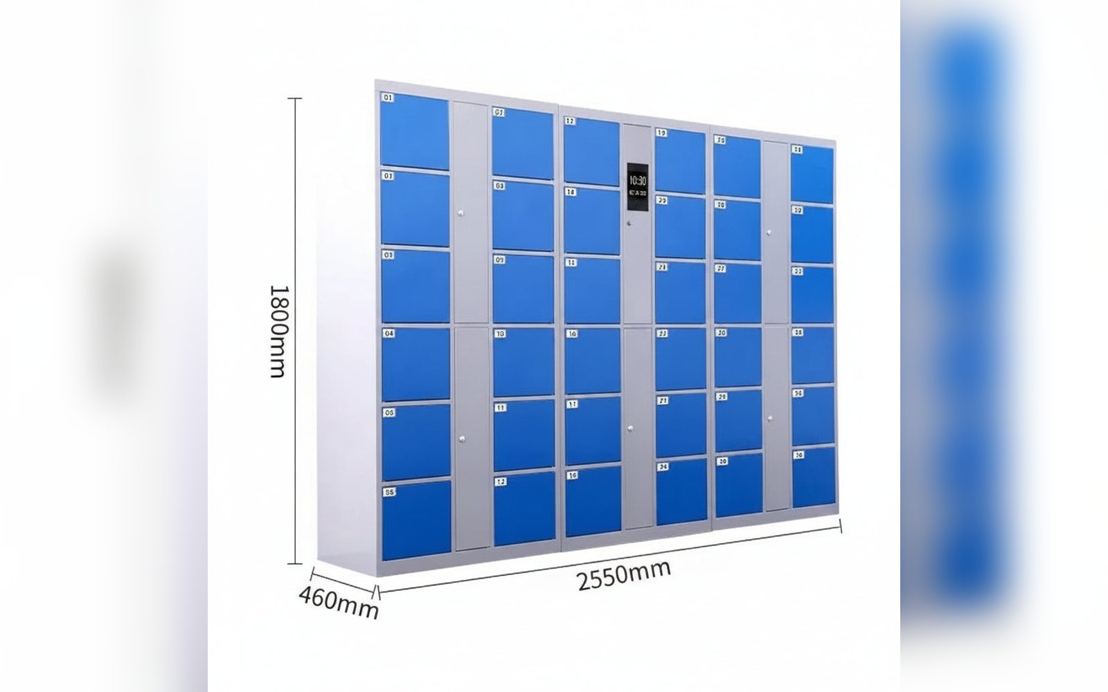 Locker Electronic Parcel Storage Cabinet - خزانة للنوادي ٣٦ كبين