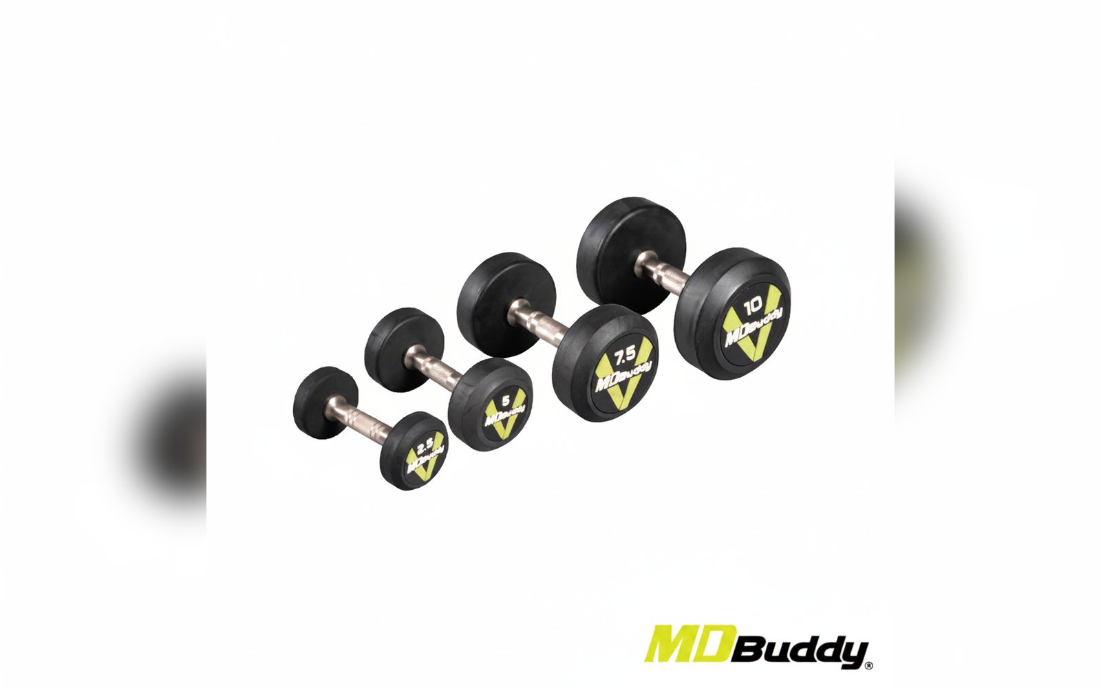 MD Buddy Rubber Dumbbells