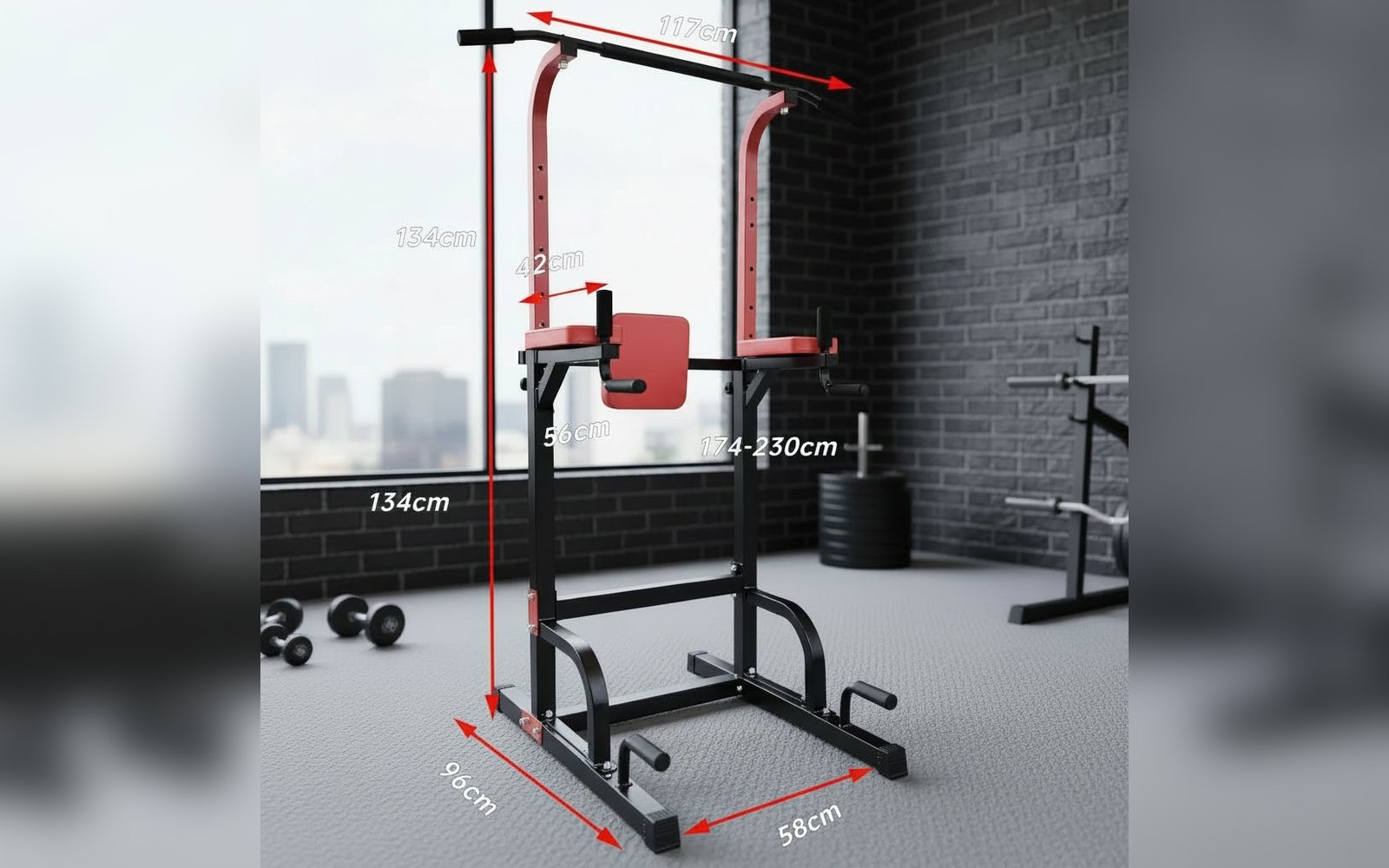 Multi-Functional Home Gym Power Tower 5-in-1