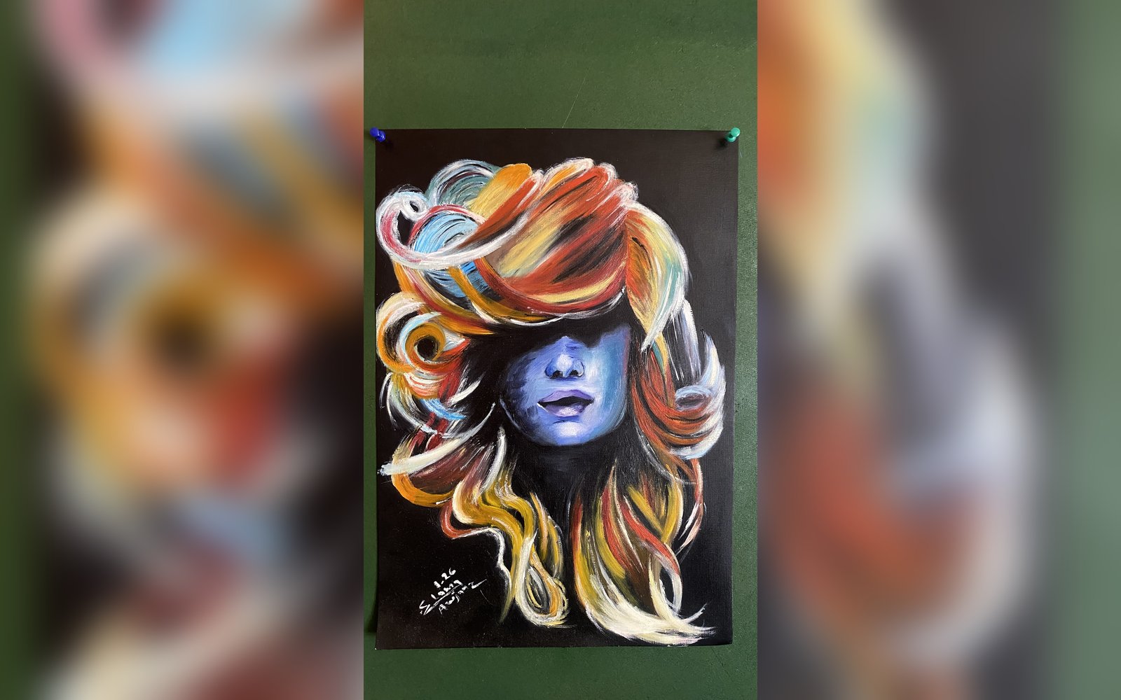 رسم لوحات يدوية