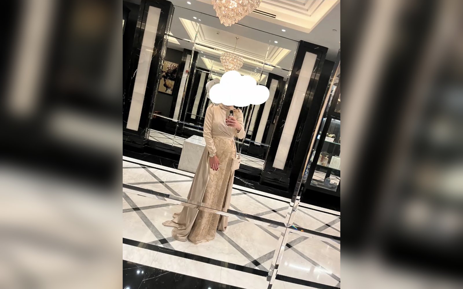 فستان سهرة شرعي