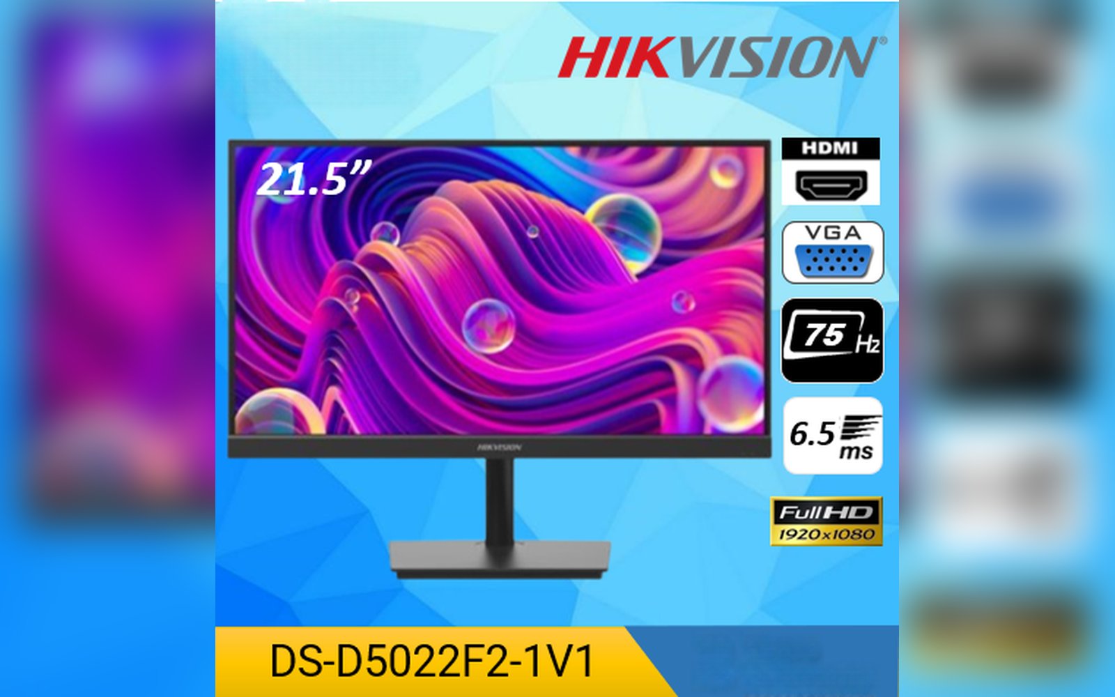 شاشة 22 بوصة 75hz HIKVISION