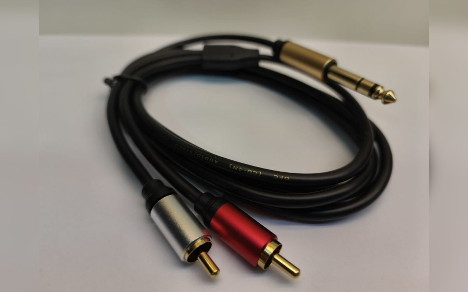 وصلة 6.35m to 2RCA M1.8M