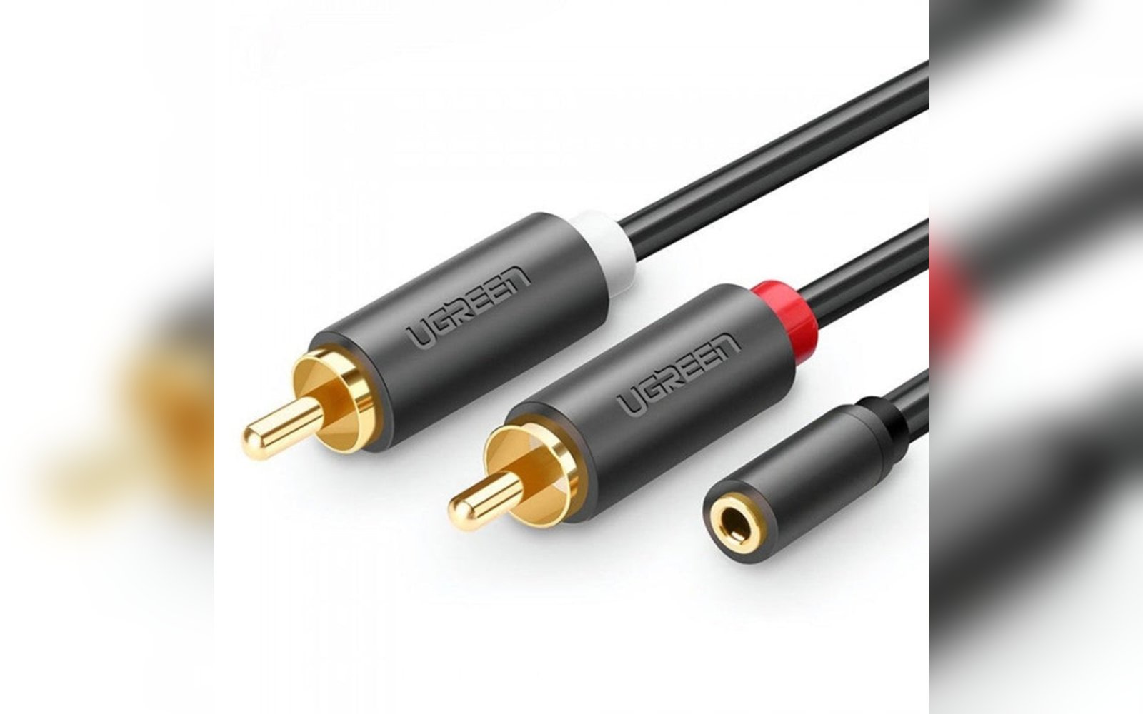 وصلة 0.20M UGREEN 3.5mm Female 2 RCA