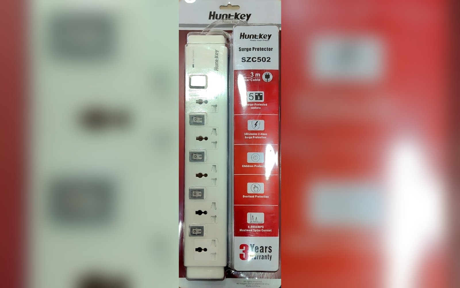 وصلت كهرباء SZC502 Huntkey 3M اصلي
