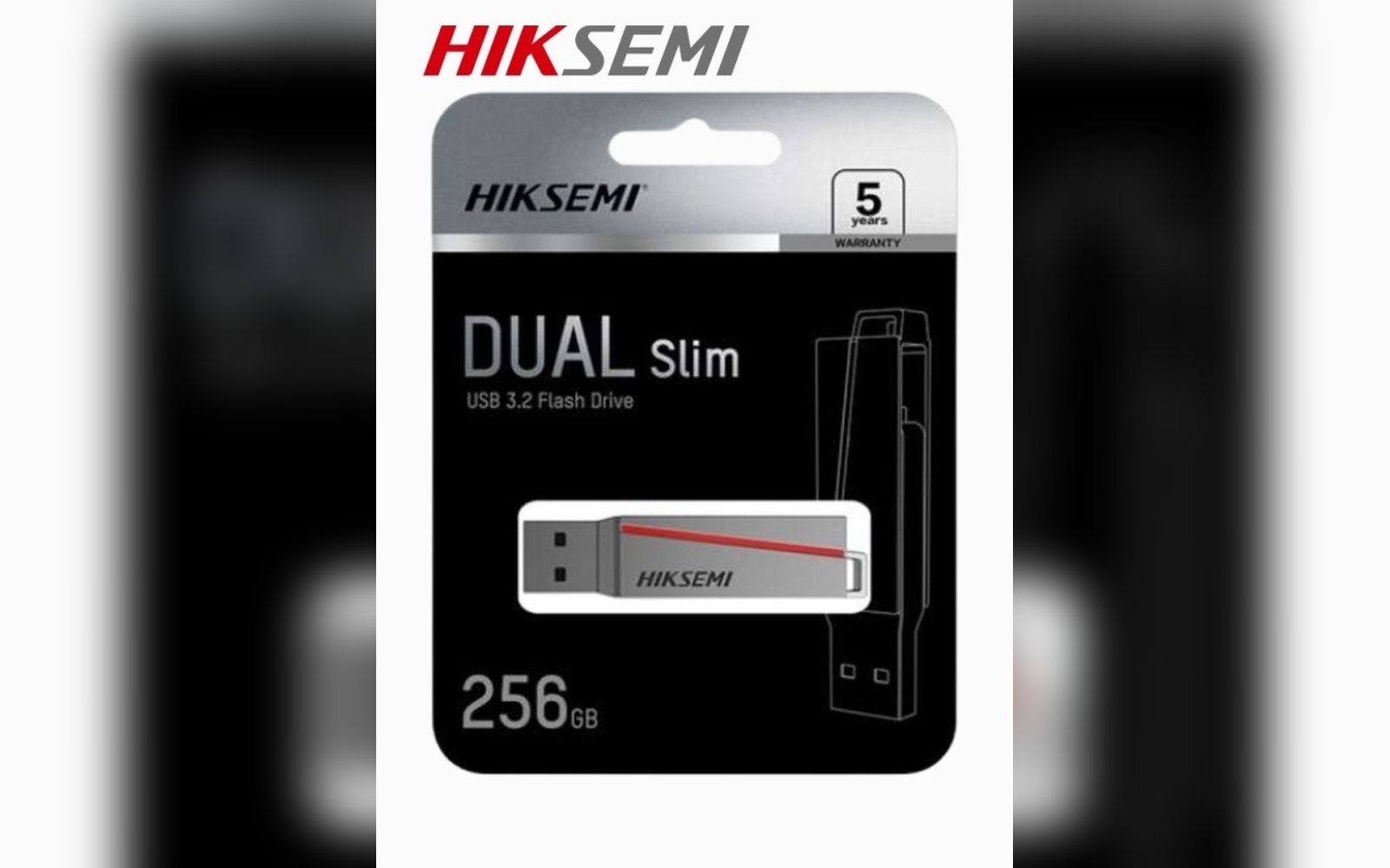 فلاشة USP TYPE -C USP 3.2 HIK SEMI 256GB