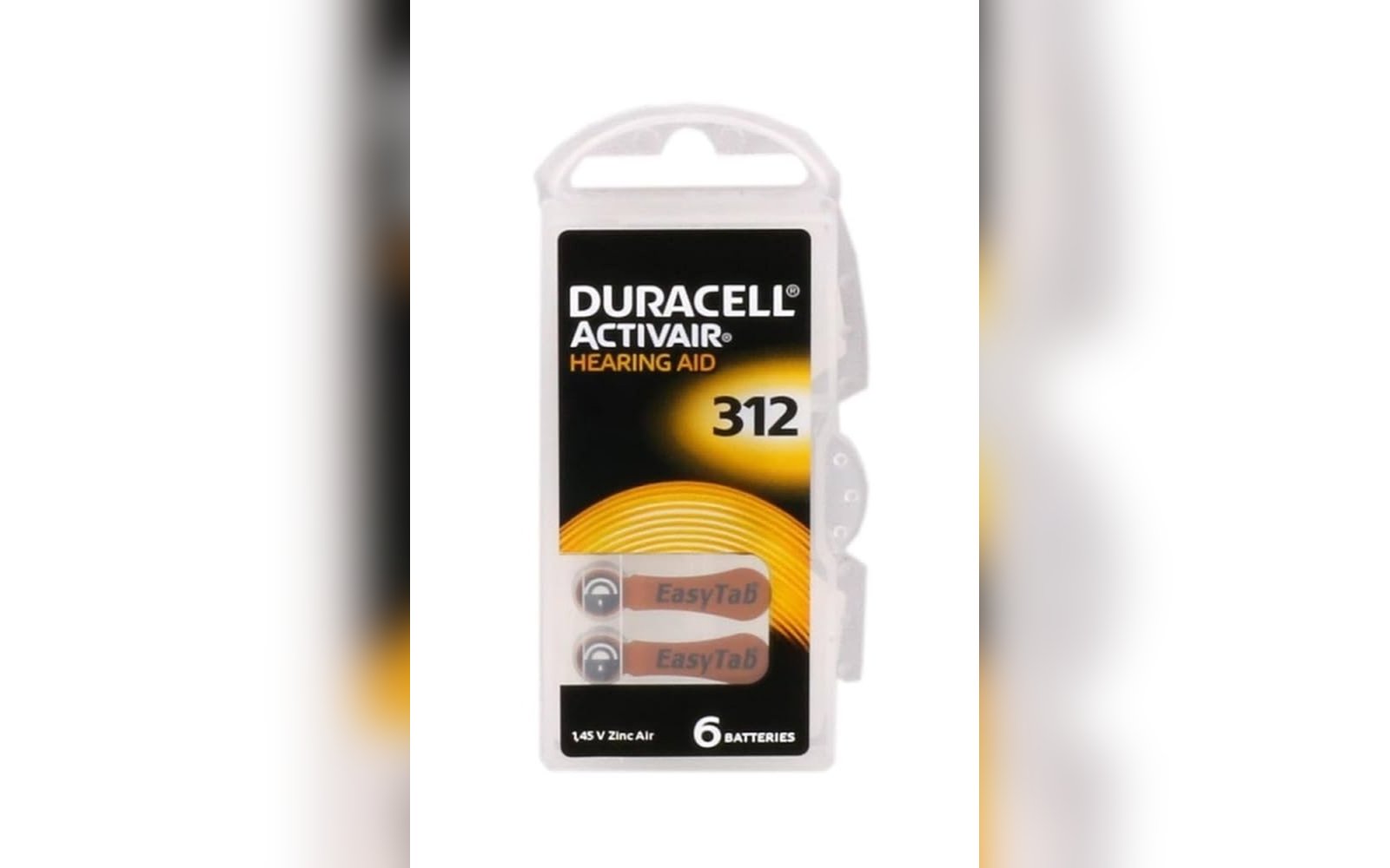 بطارية الاذن طبية نمره 312 DURACELL  اصلي