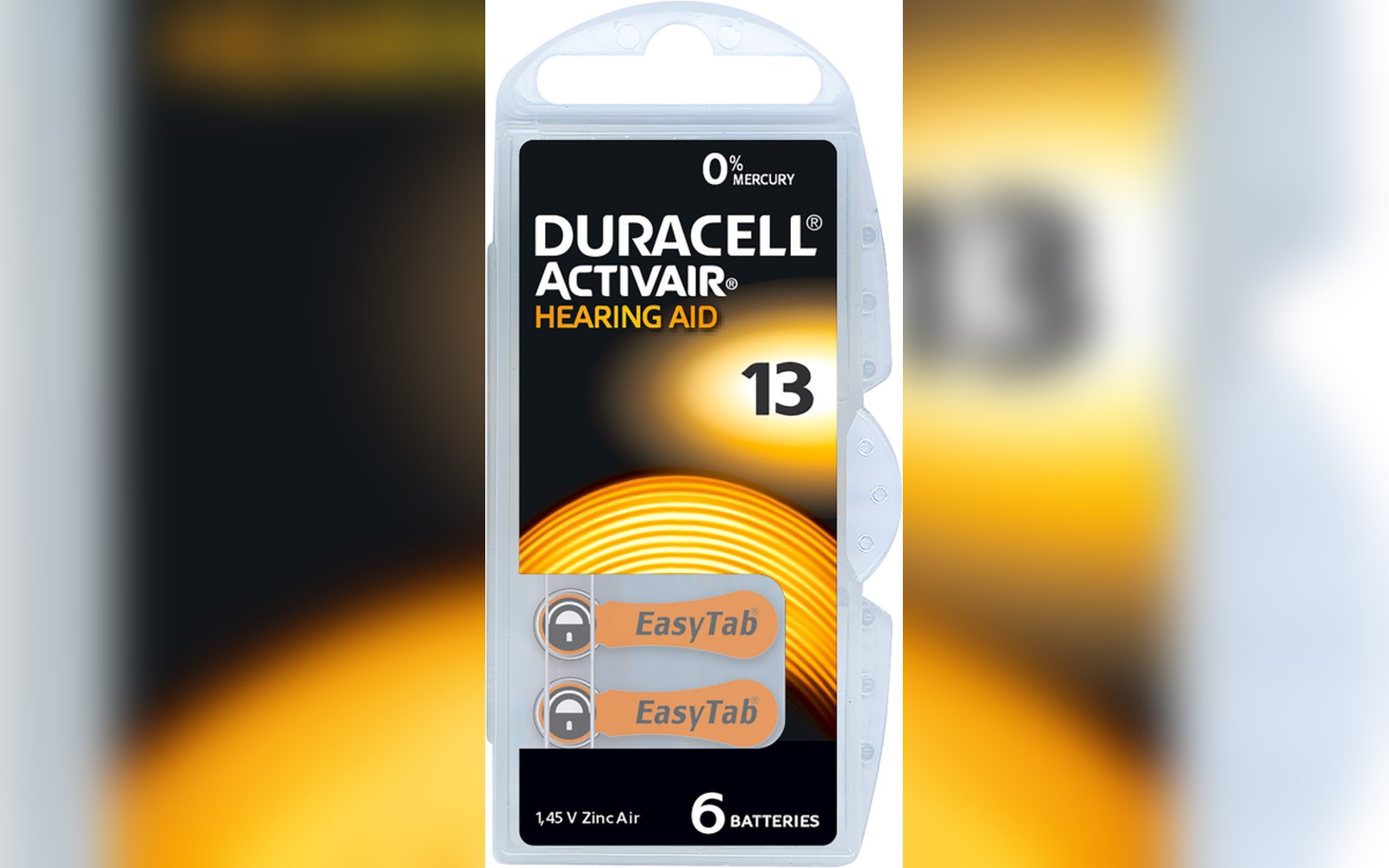 بطارية الاذن  نمره 13  DURACELL  اصلي