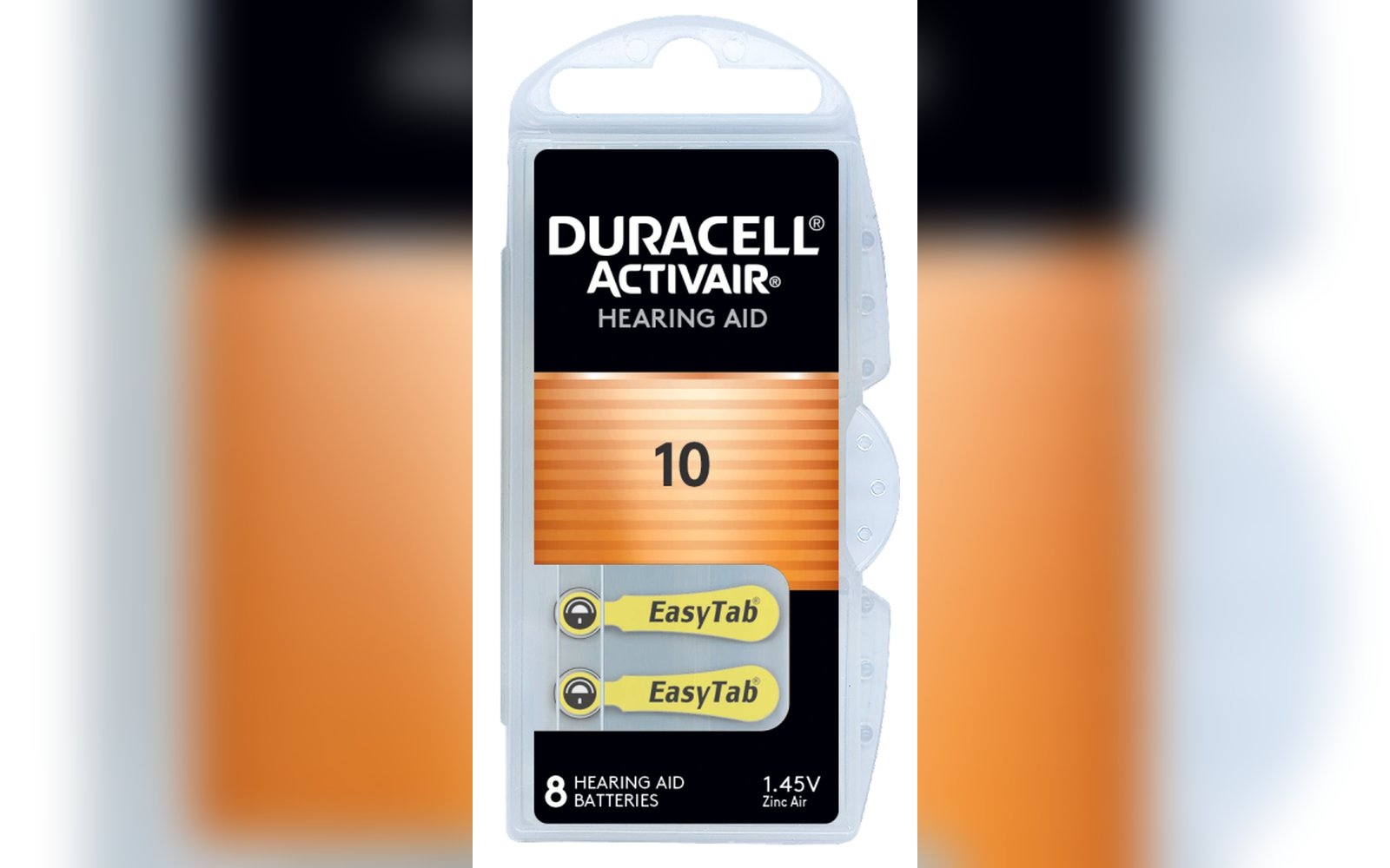 بطارية الاذن طبية نمره 10  DURACELL  اصلي