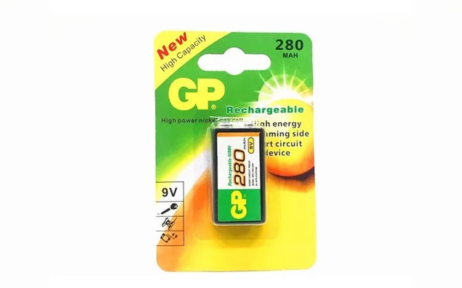 بطارية 9V 280mAh شحن