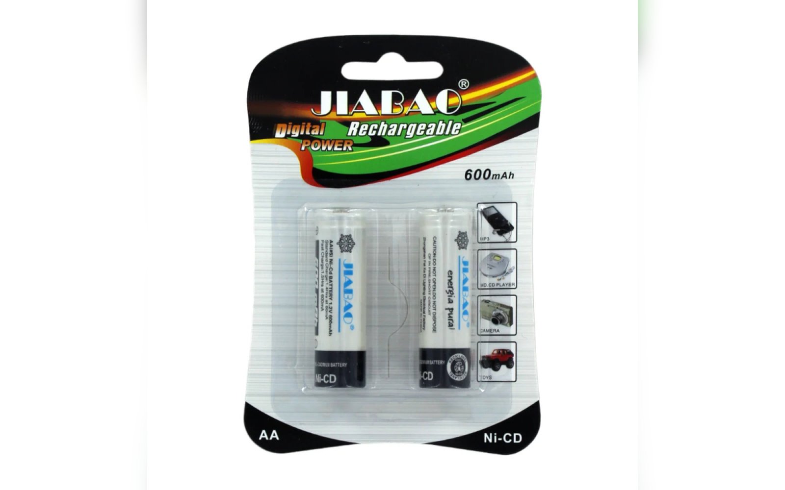 بطارية AA 1.2V شحن