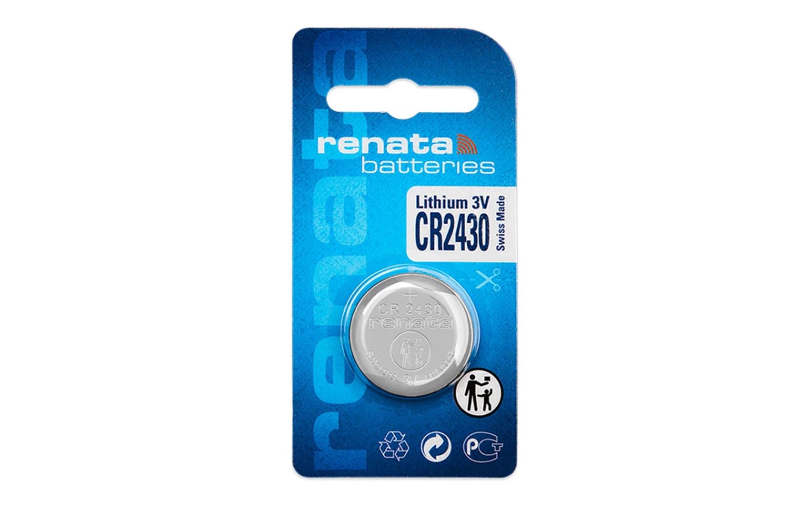بطارية مفتاح سيارة CR2430 Renata سويسري اصلي
