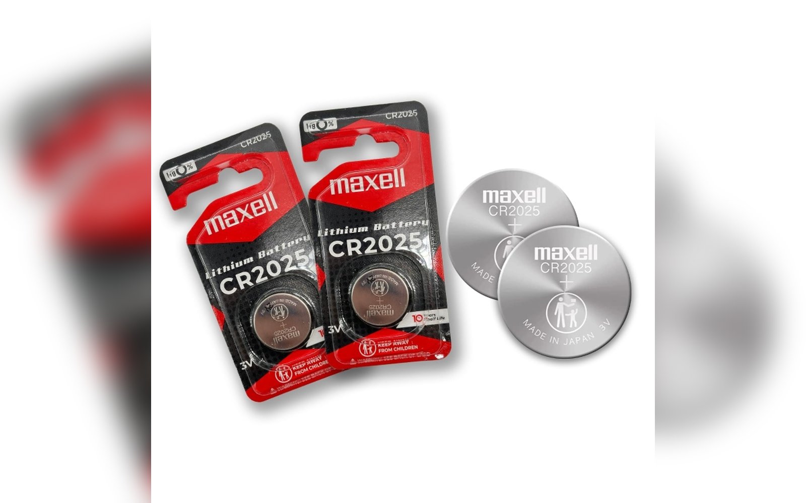 بطارية مفتاح سيارة CR2025 maxell ياباني اصلي