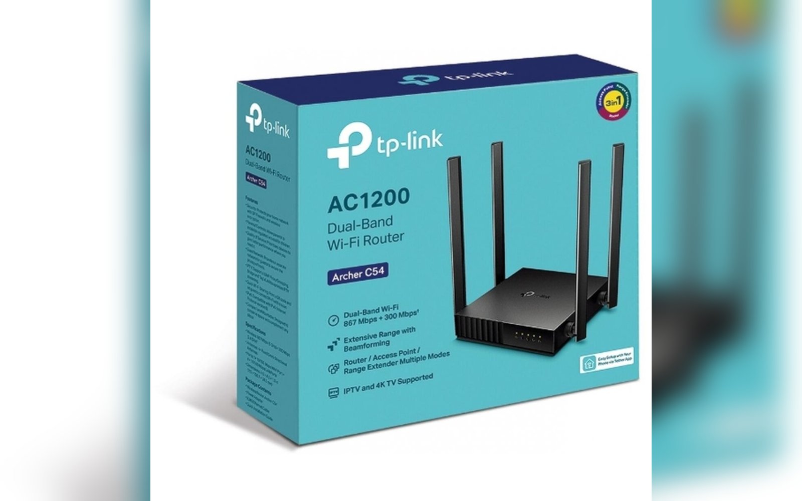 راوتر مقوي اشارة انترنت AC1200 C54 يدعم الفايبر