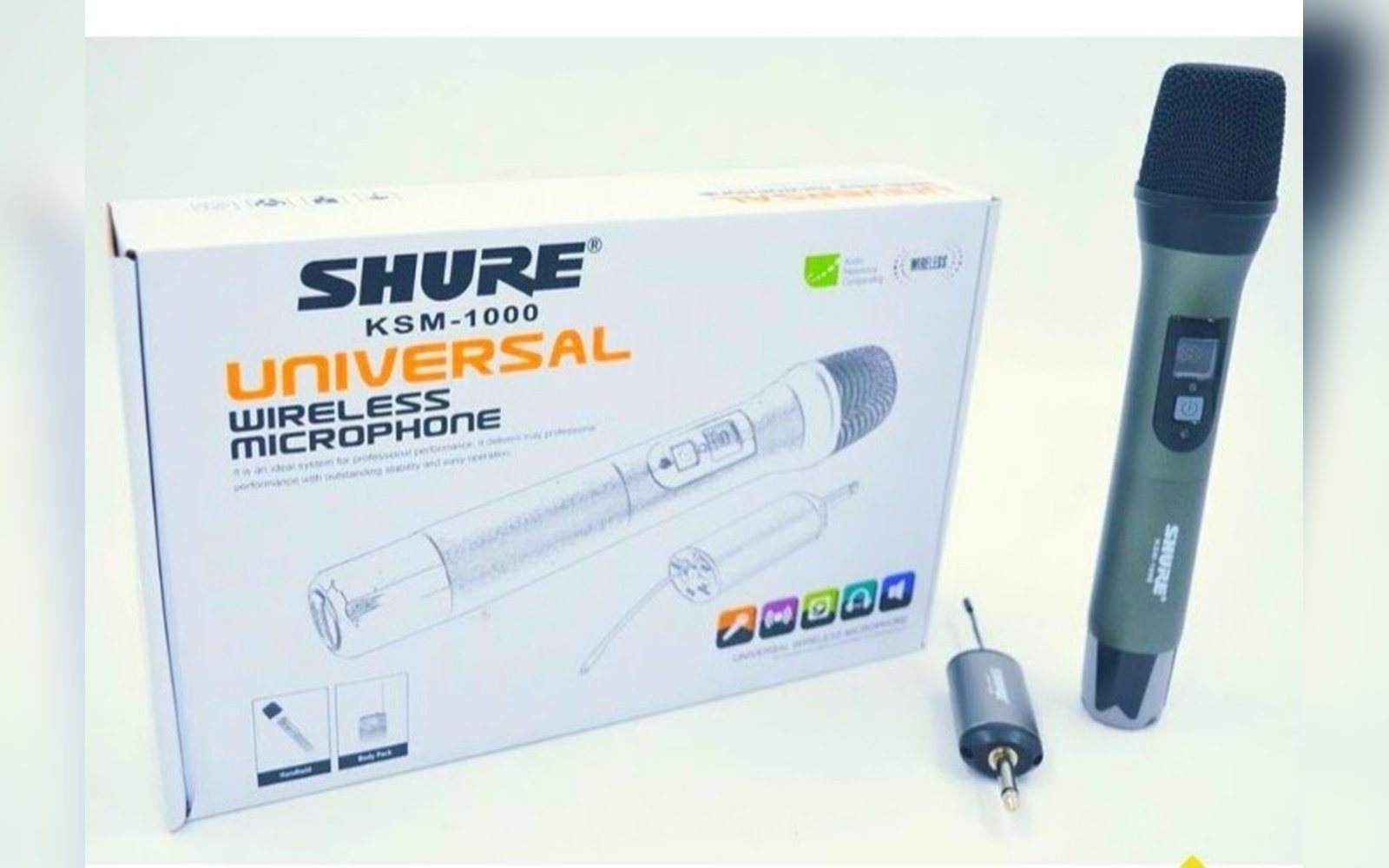 مايكروفون شور لاسلكي KSM-1000