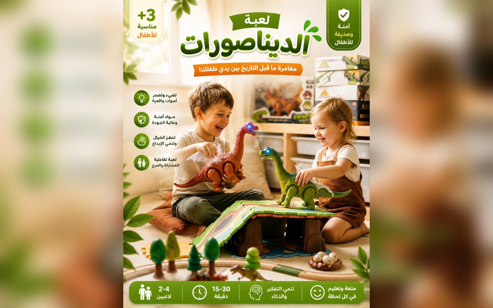 لعبة الديناصورات