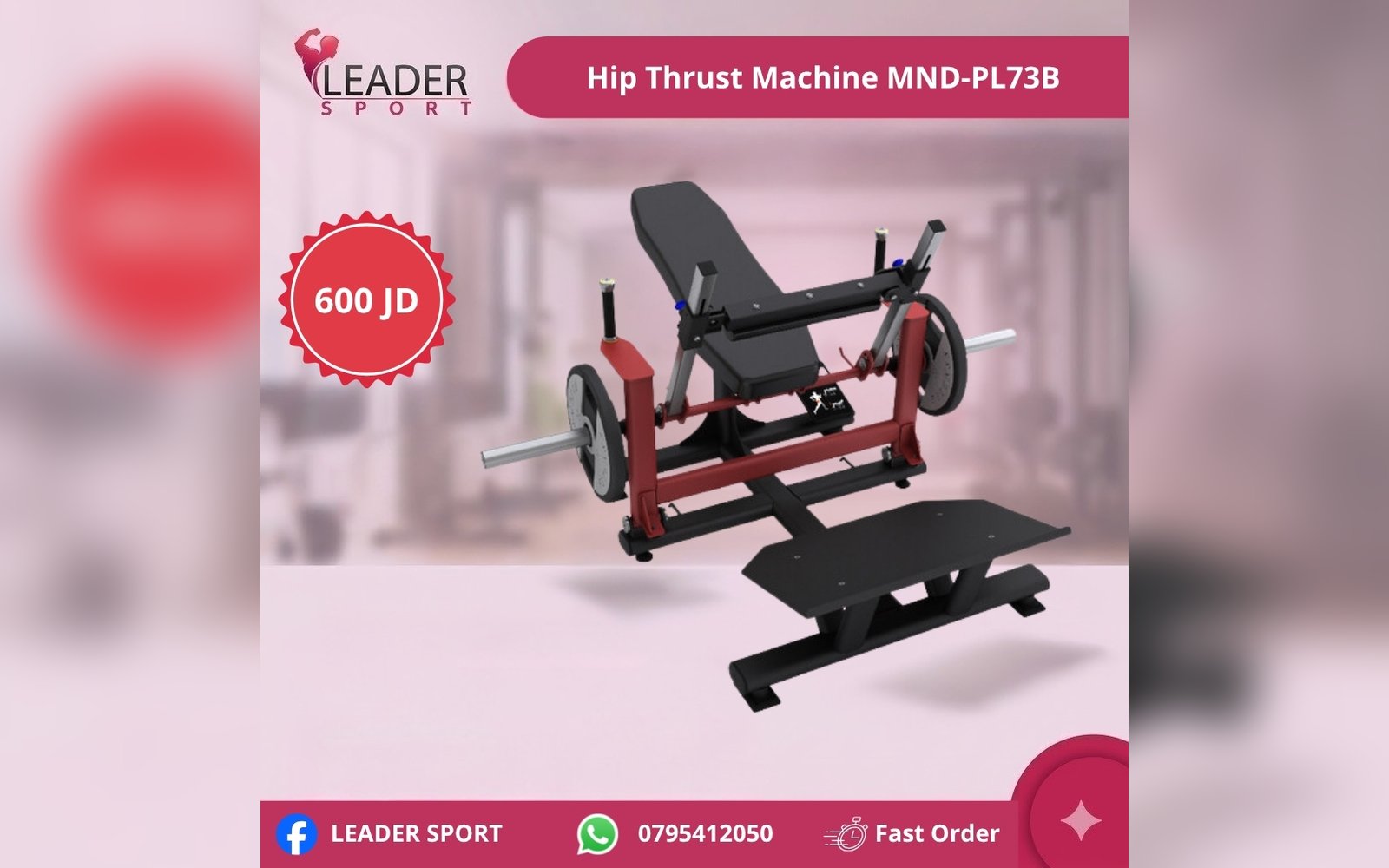 Hip Thrust Machine MND-PL73B