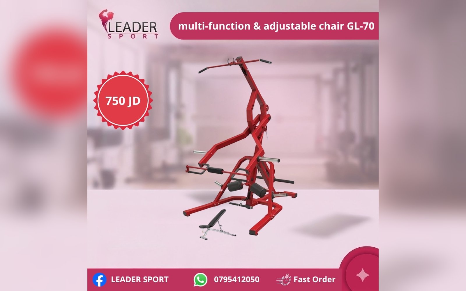 Multi-Functional & Adjustable Chair GL-70