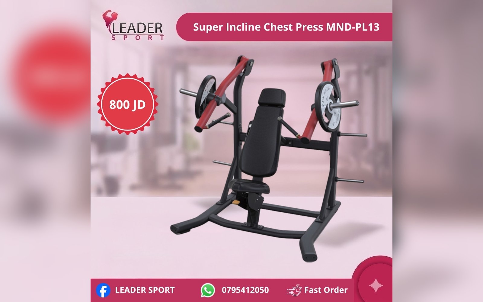 Super Incline Chest Press MND-PL13