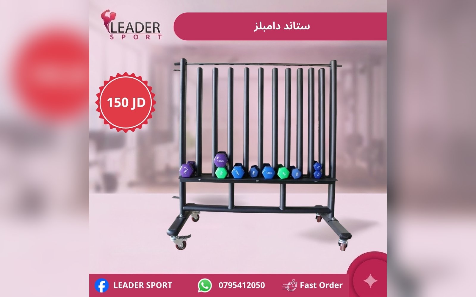 ستاند دامبلز