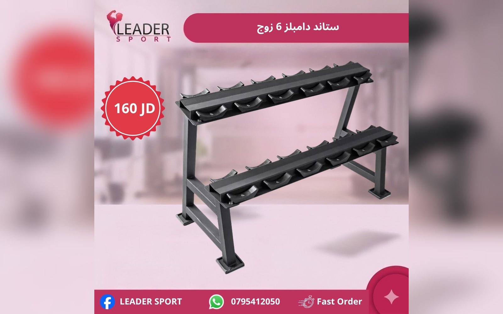 ستاند دمبلز 6 زوج