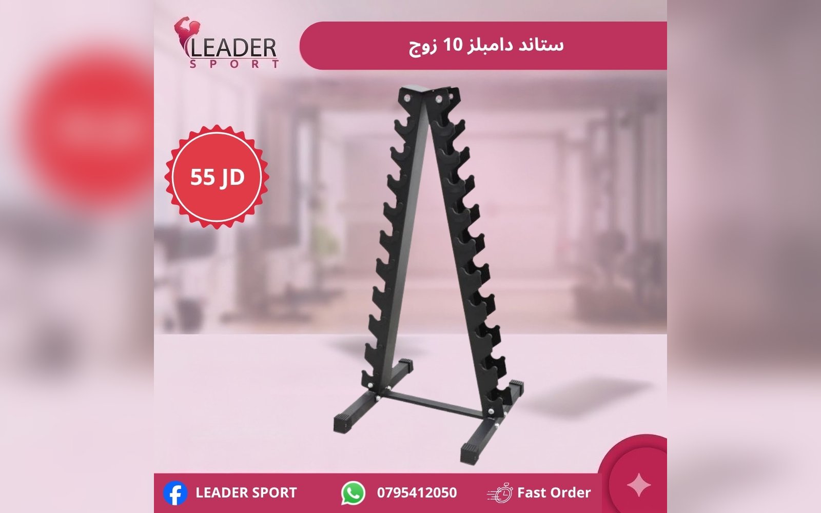 ستاند دمبلز 10 زوج
